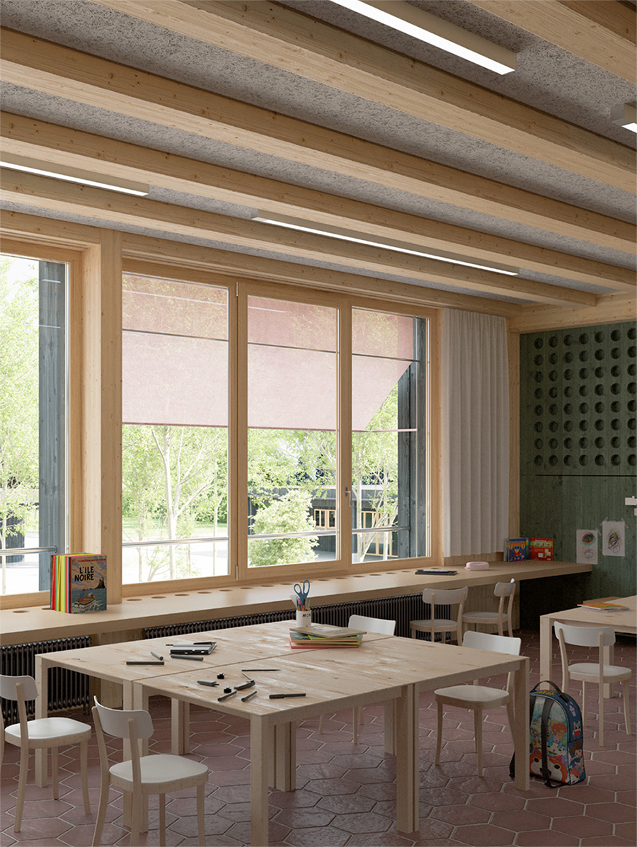 centre scolaire et sportif champagne