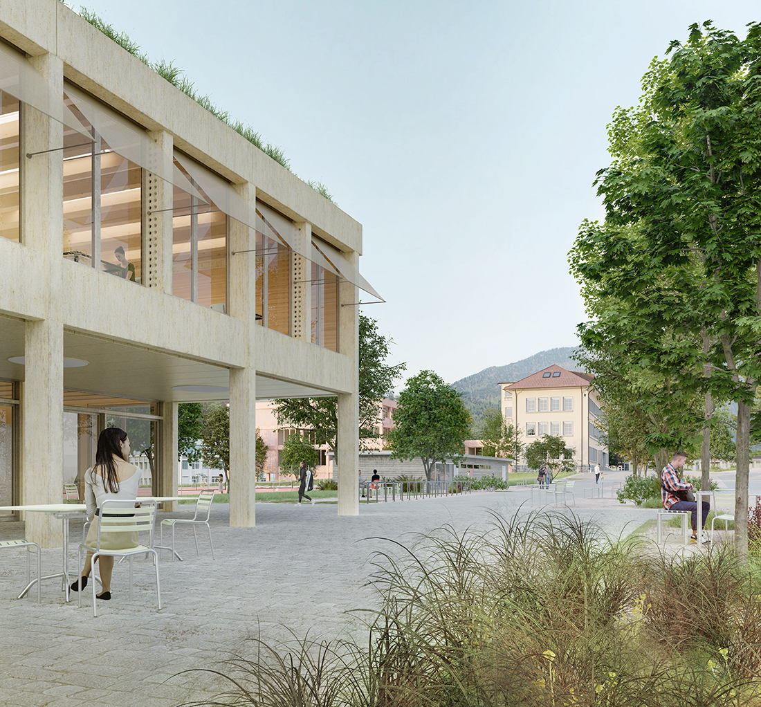 site scolaire et sportif du pré-de-la-cible bex